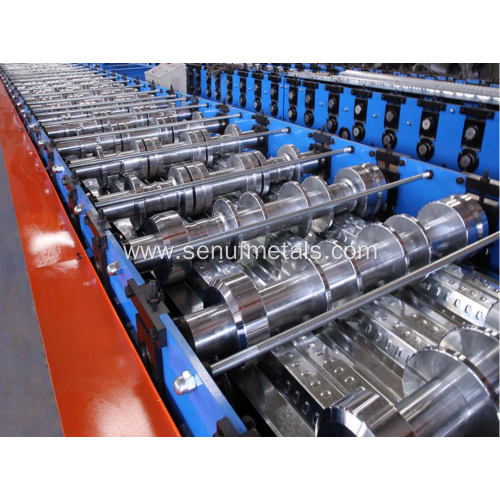 Aluminum metal floor deck profiles roll forming machine